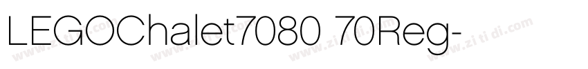 LEGOChalet7080 70Reg字体转换 LEGOChalet7080 70Reg字体转换